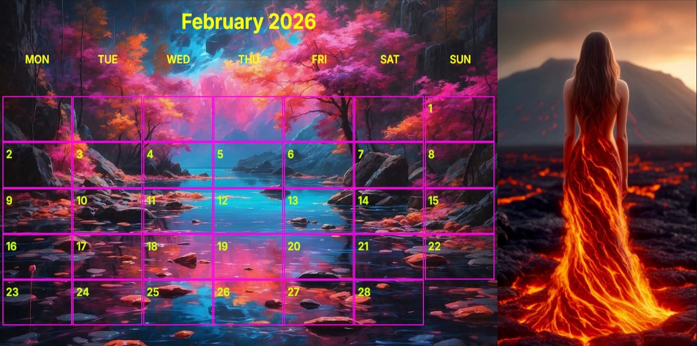 Calendar editor preview